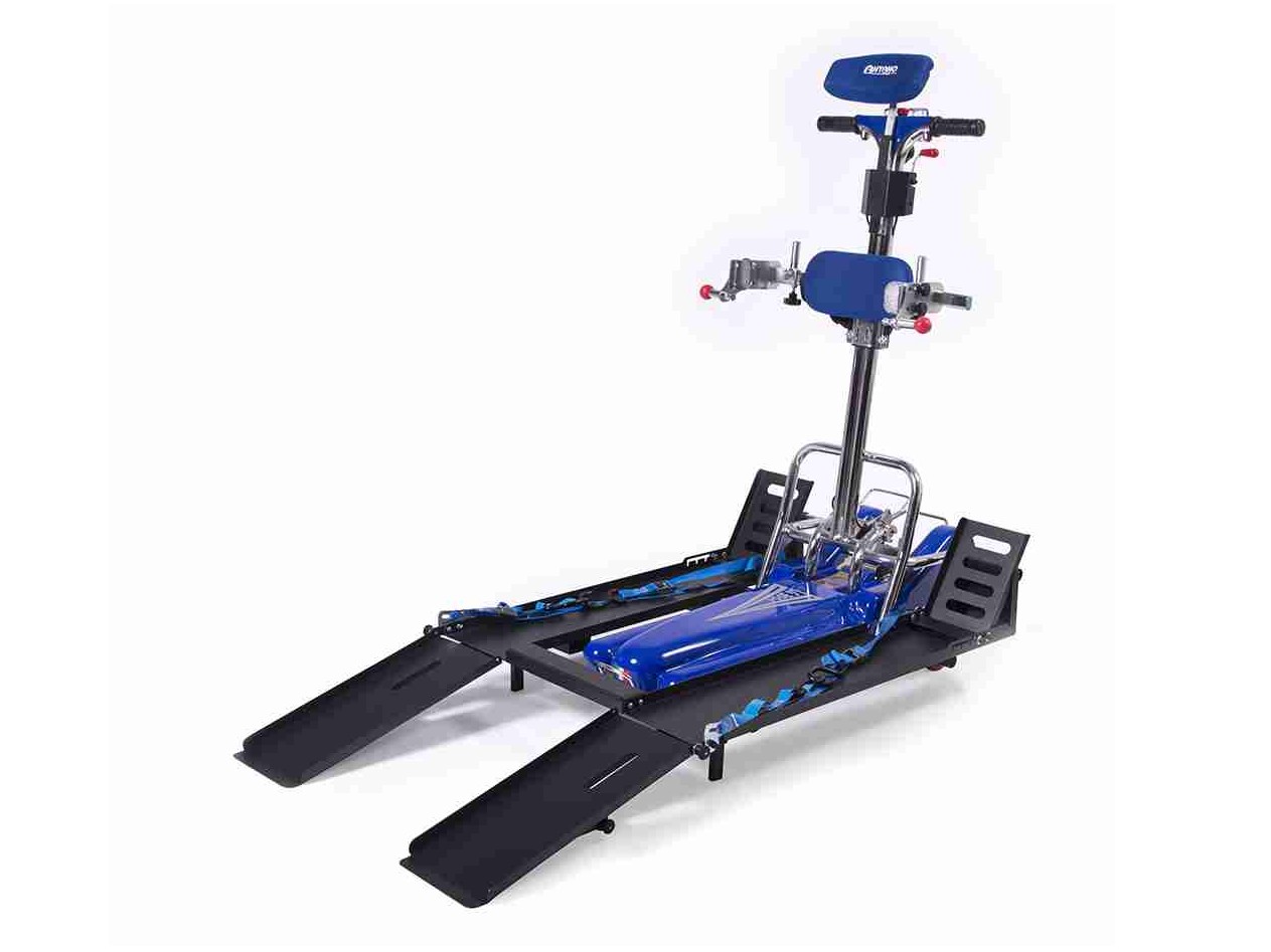 Salvaescaleras con orugas