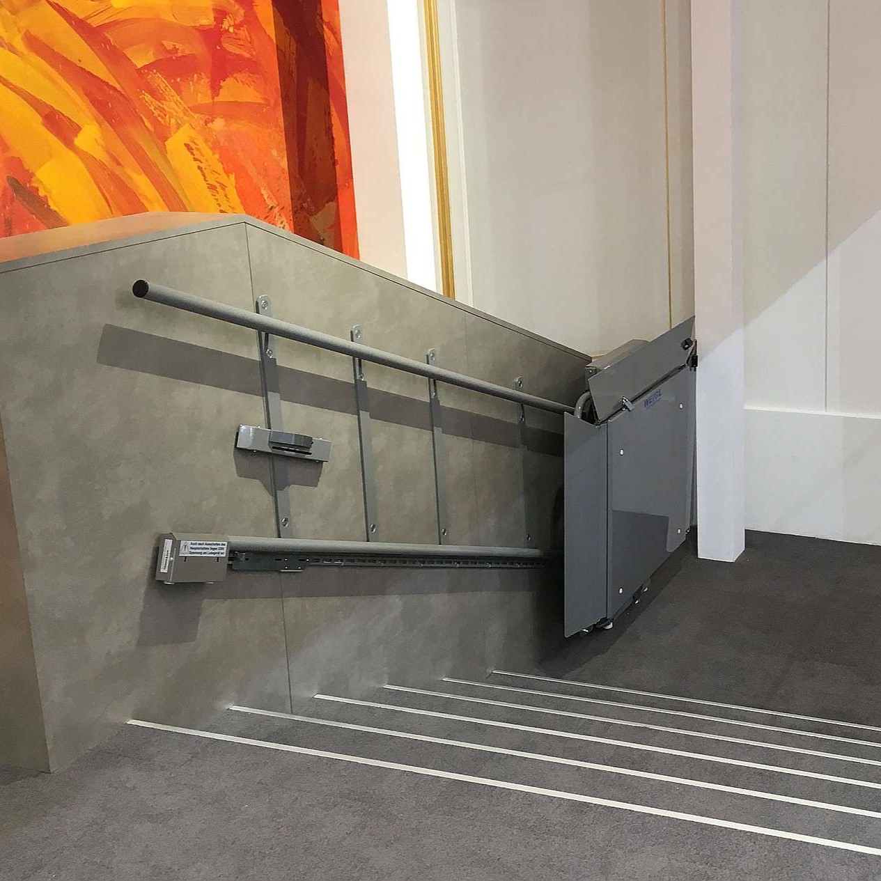 Plataforma oblicua AS30 Recta