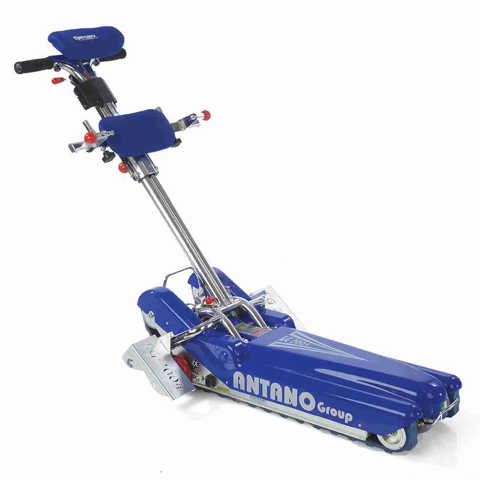 Salvaescaleras con orugas