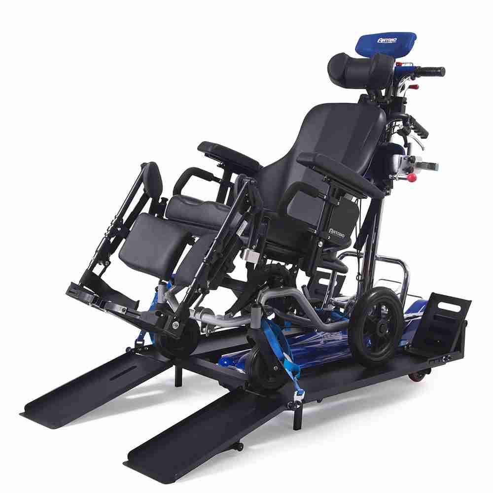 Salvaescaleras con orugas